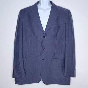 Bernard Zins Blazer 54 EU 44 US LARRY Linen Silk Blend Sport Coat Jacket NWT